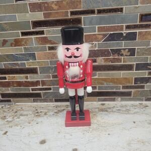 Vintage Wooden Nutcracker Soldier, Christmas Decor